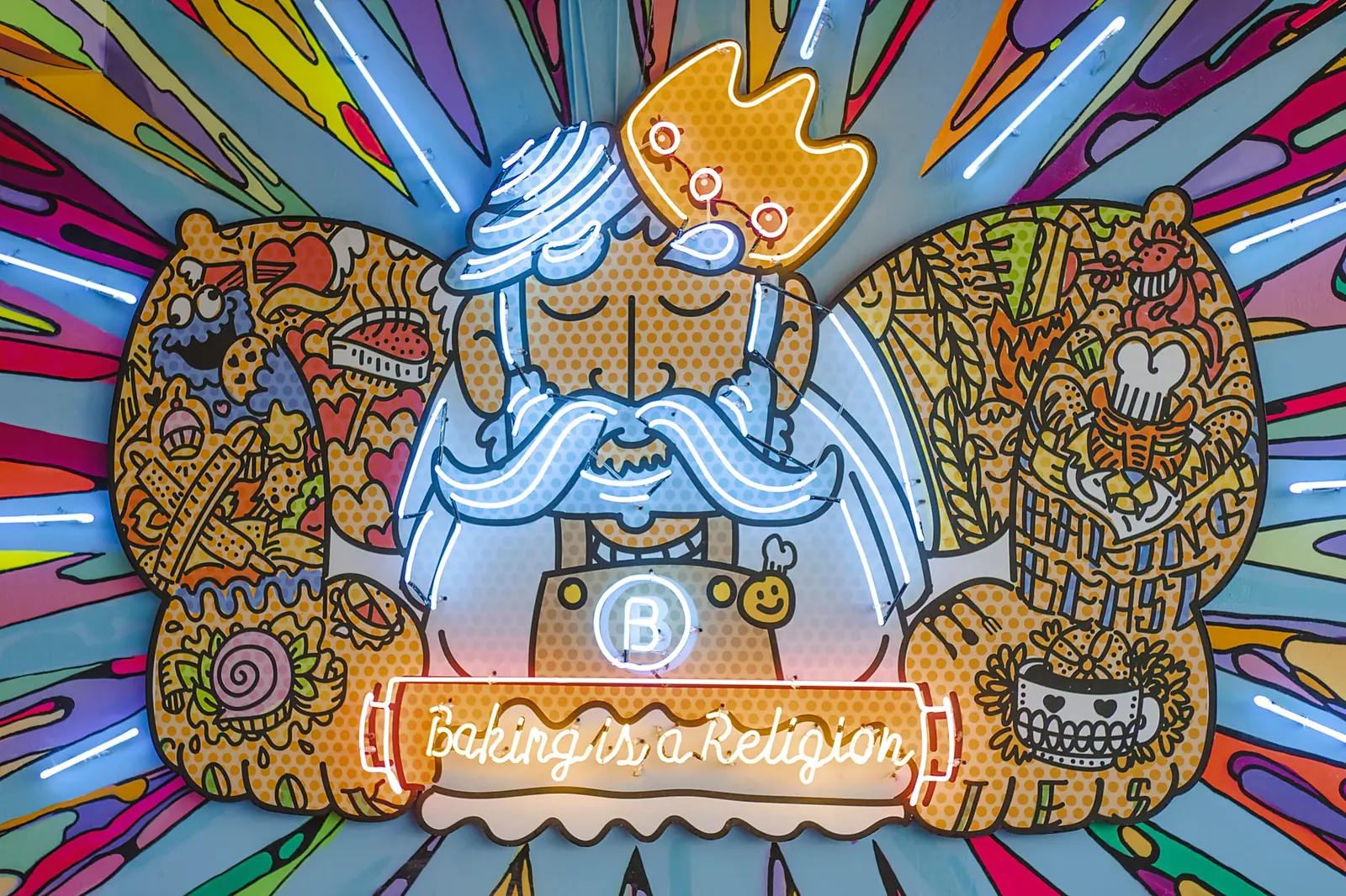 Mural Baking is a Religion de Bakings