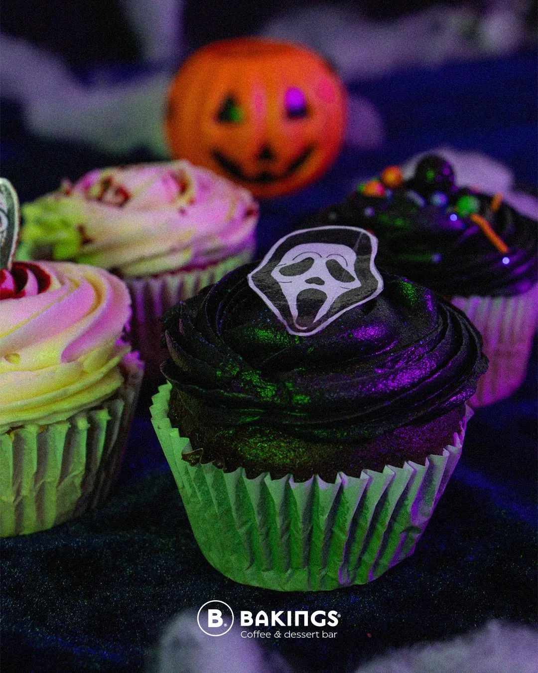 Cupcakes de Halloween de Bakings